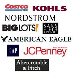 Retailer logos