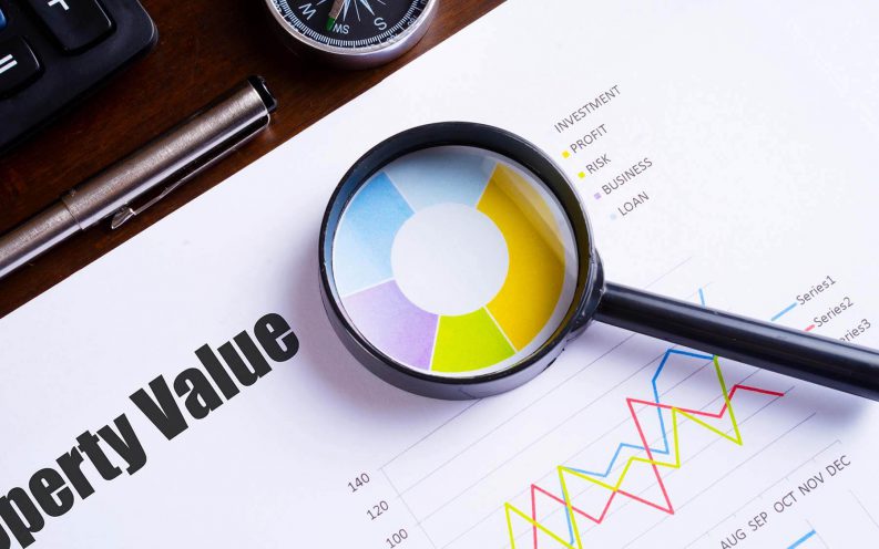 property value magnifying glass graph property value magnifying glass graph