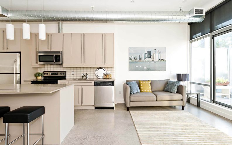 modern living room kitchen couch clean modern living room kitchen couch clean