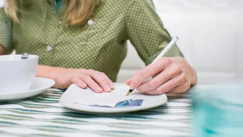 Signing Someone’s Credit Card Receipt