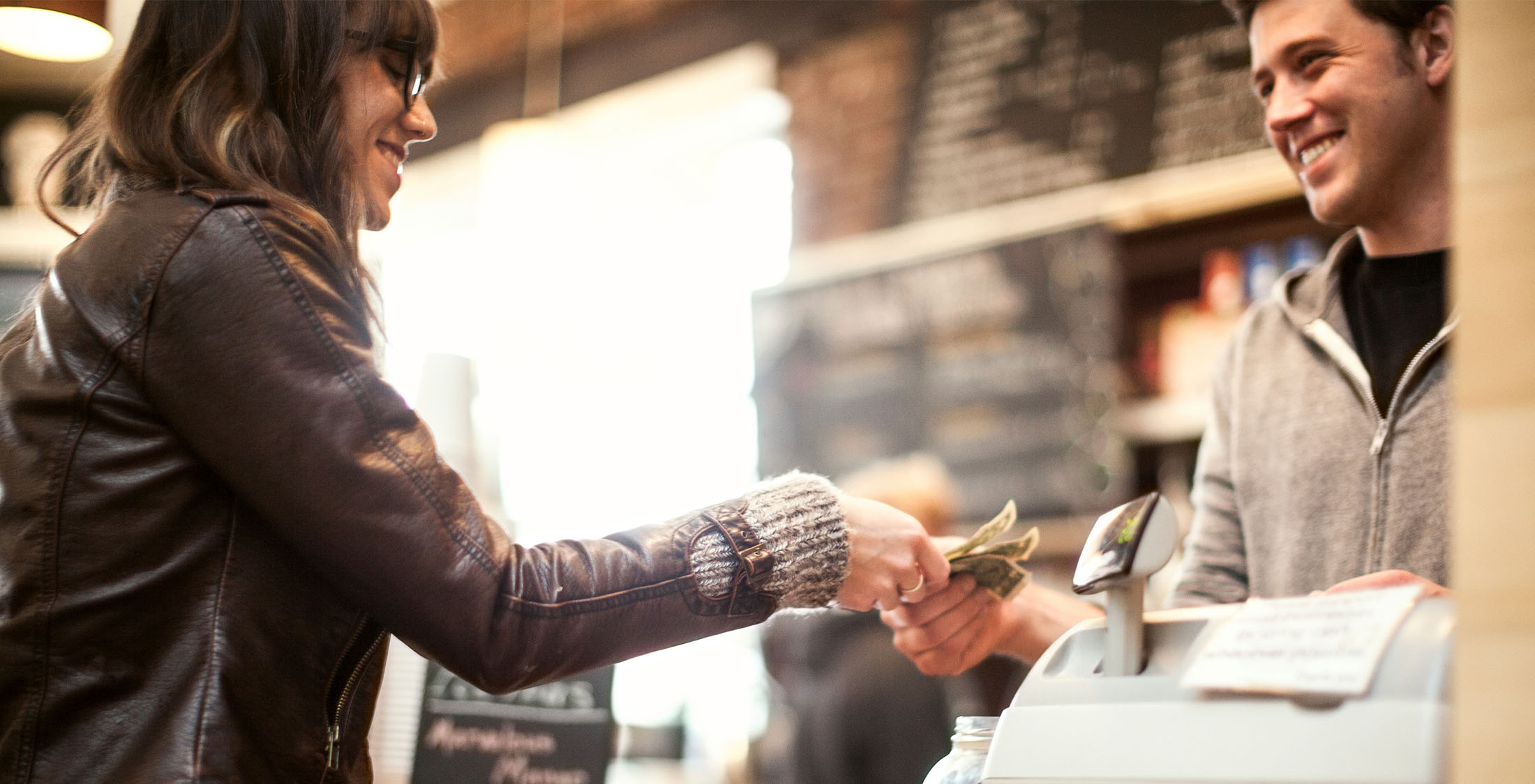You fail to plan. woman handing over cash to man