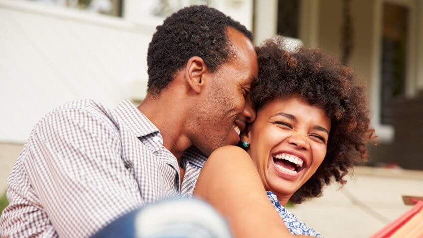 laughing couple