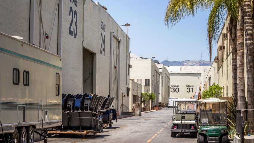 Hollywood, studio lot