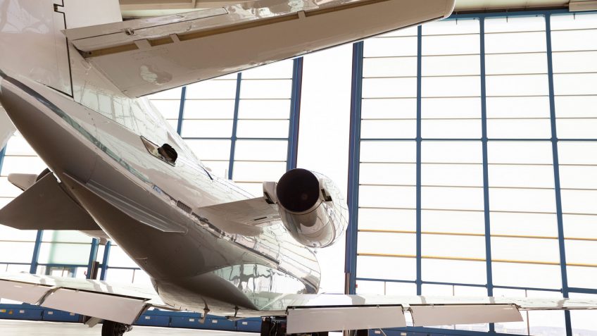 luxury airplane