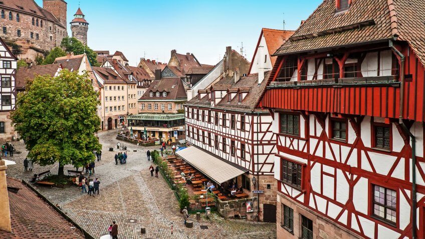 Cityscape of Nuremberg from city wall, Germany, How Much to Tip When Traveling to These 25 Countries