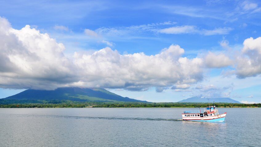 Ometepe is an island formed by two volcanoes rising from Lake Nicaragua in the Republic of Nicaragua.