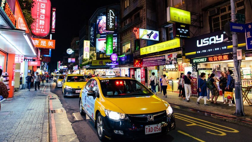 2017.A very popular place for tourists to visit and shop., How Much to Tip When Traveling to These 25 Countries, JIUFEN, Ruifang district, TAIWAN - May 7: Local and tourist are walking and shopping in Ji, Taiwan on May 7