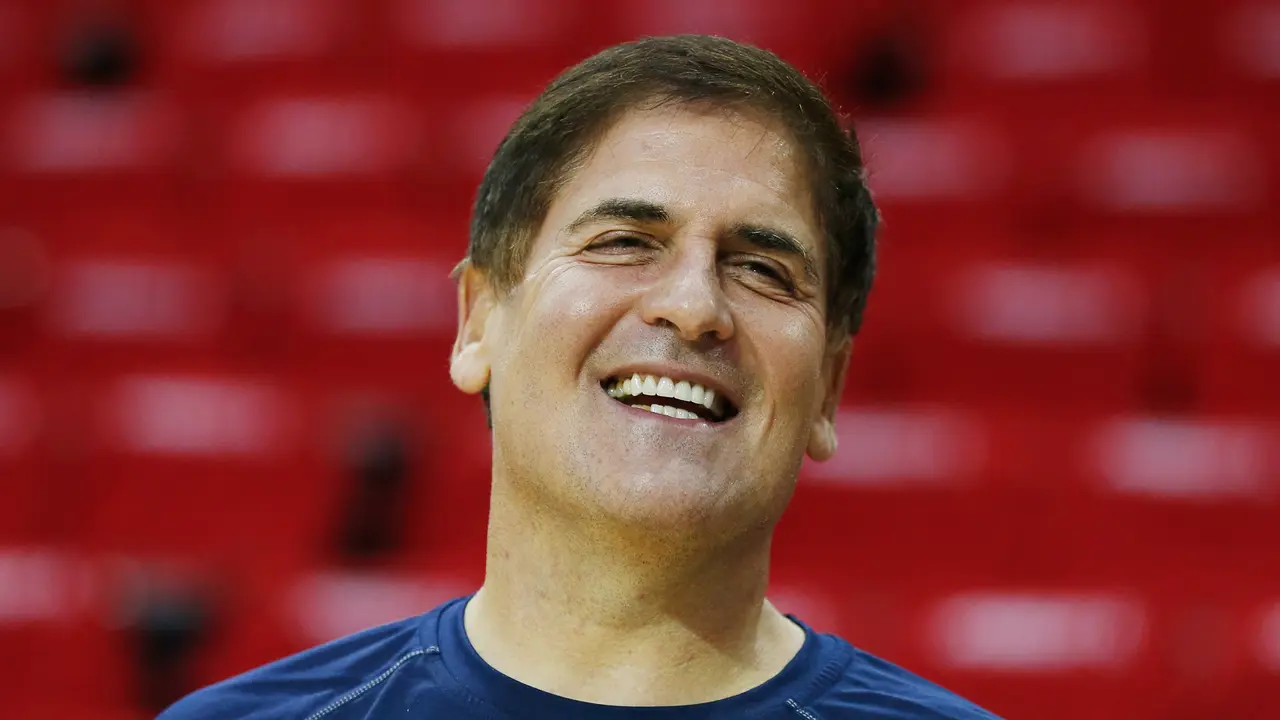 HOUSTON, TEXAS - APRIL 18: Dallas Mavericks owner Mark Cuban waits on the court before the start of Game 1 of the Western Conference Quarterfinals of the 2015 NBA Playoffs between the Dallas Mavericks and the Houston Rockets. (Photo taken on April 18, 2015). Toyota Center in Houston, Texas.