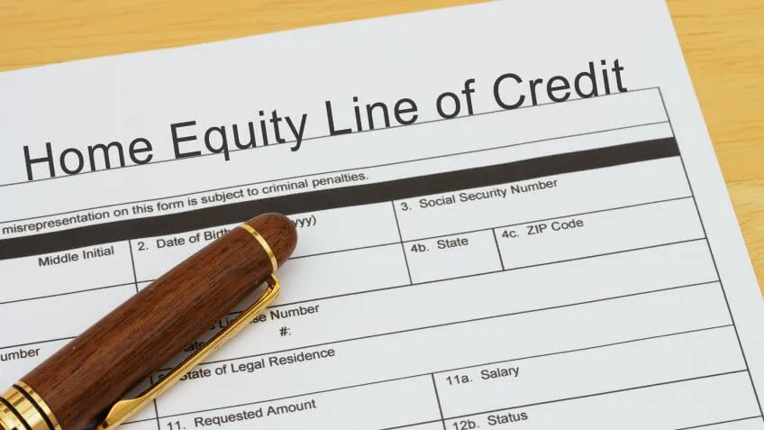 home equity line of credit paper