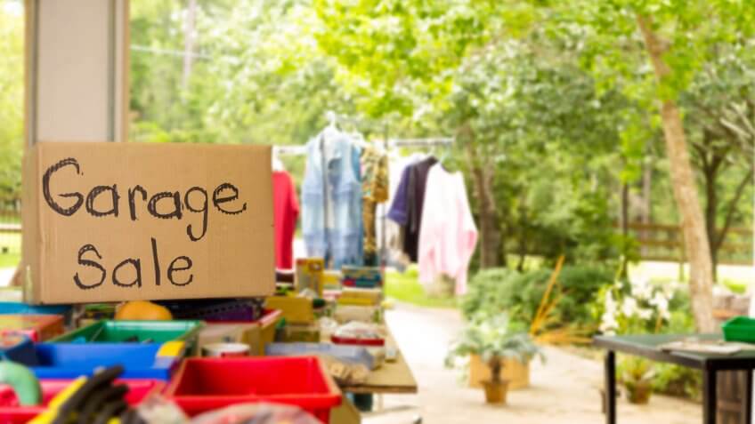 Shop at Garage and Yard Sales