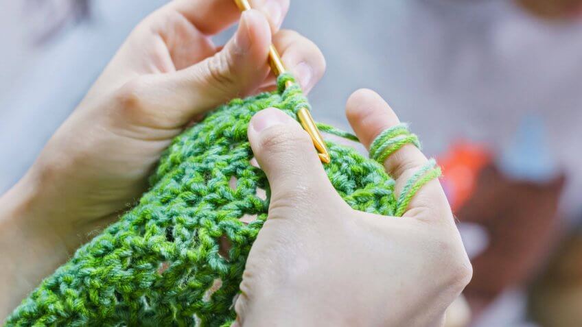 crocheting