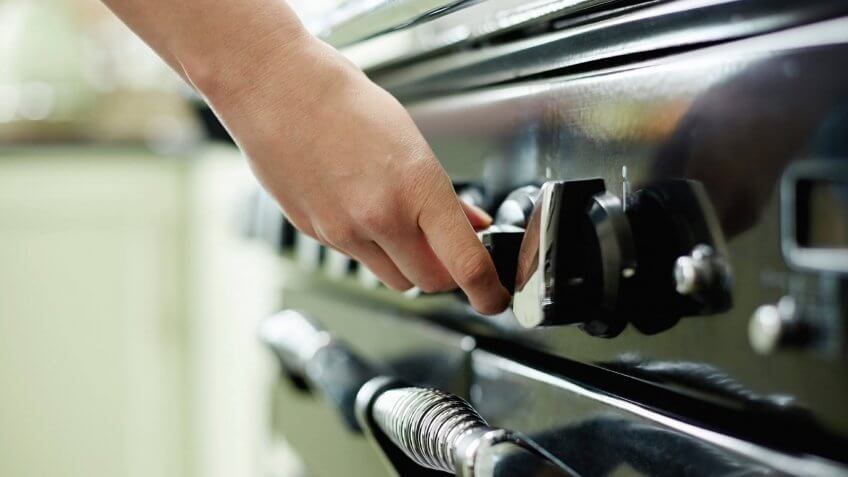 turning on a range