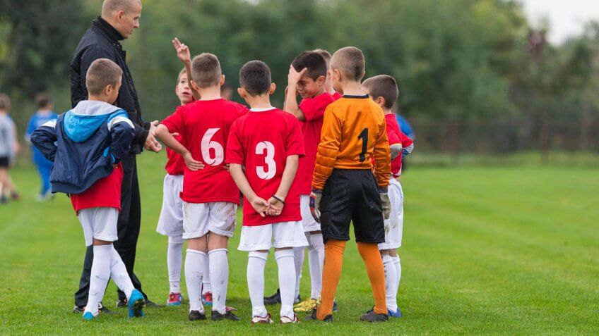 a children's soccer team
