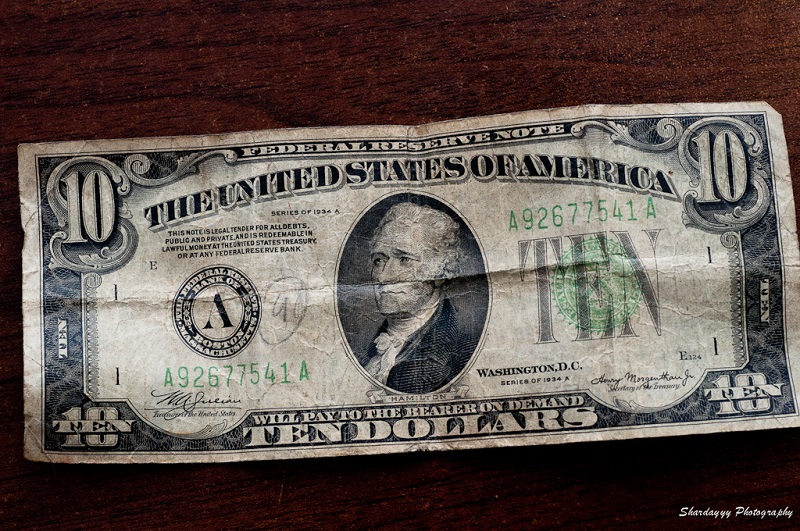 Woman on Ten Dollar Bill