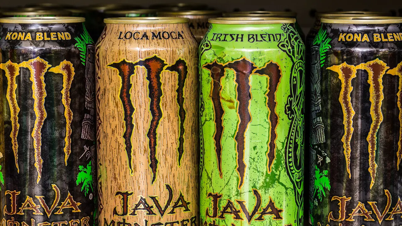 Indianapolis, US - August 10, 2016: Monster Beverage Display.