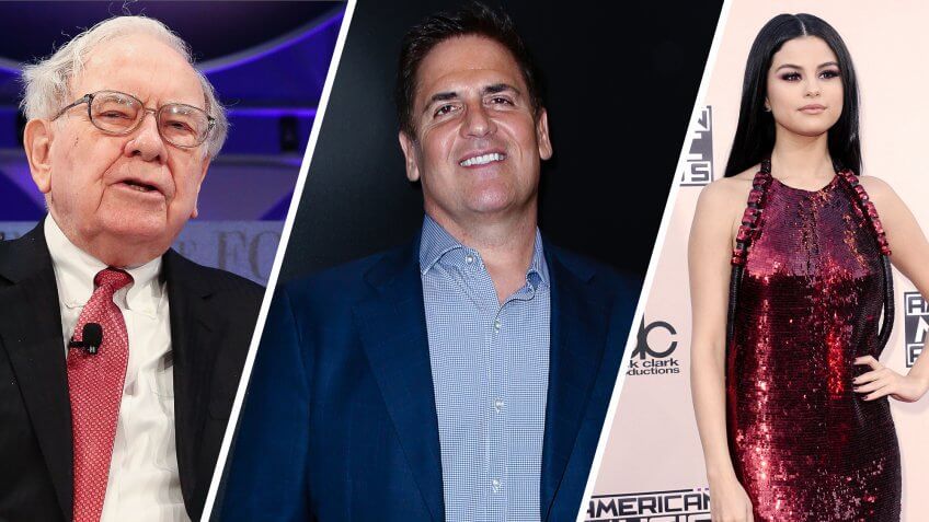Warren Buffet, Market Cuban, Selena Gomez