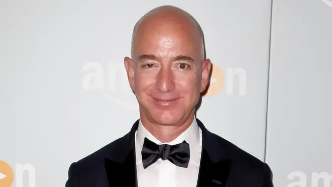 WEST HOLLYWOOD, CA - SEPTEMBER 18:  Jeff Bezos attends Amazon's Emmy Celebration at Sunset Tower Hotel on September 18, 2016 in West Hollywood, California.
