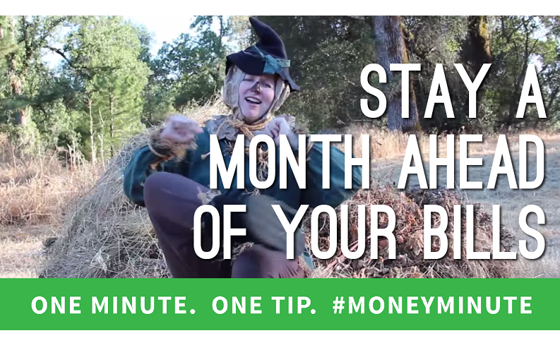 live off last month's income
