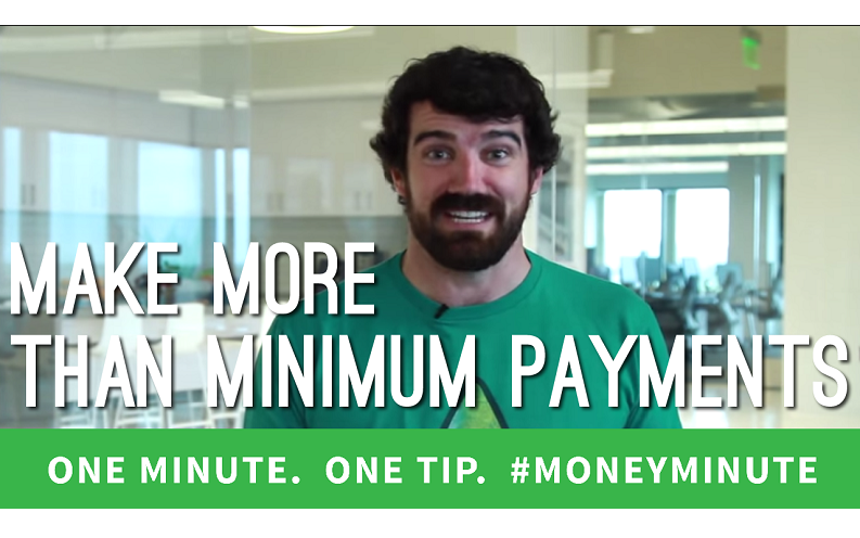 make more than the minimum payments