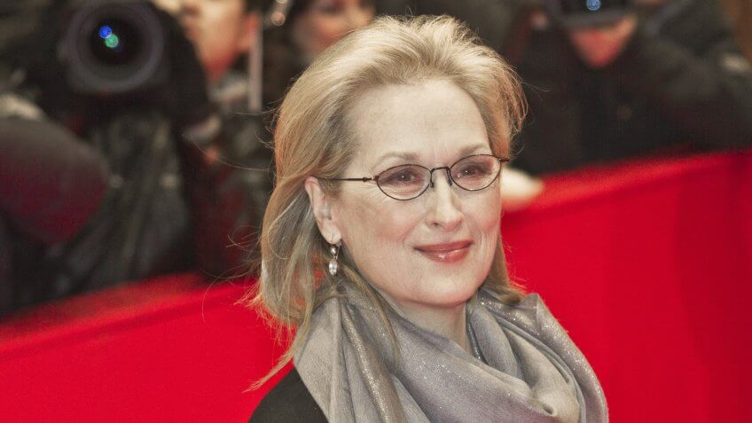 Meryl Streep on the red carpet