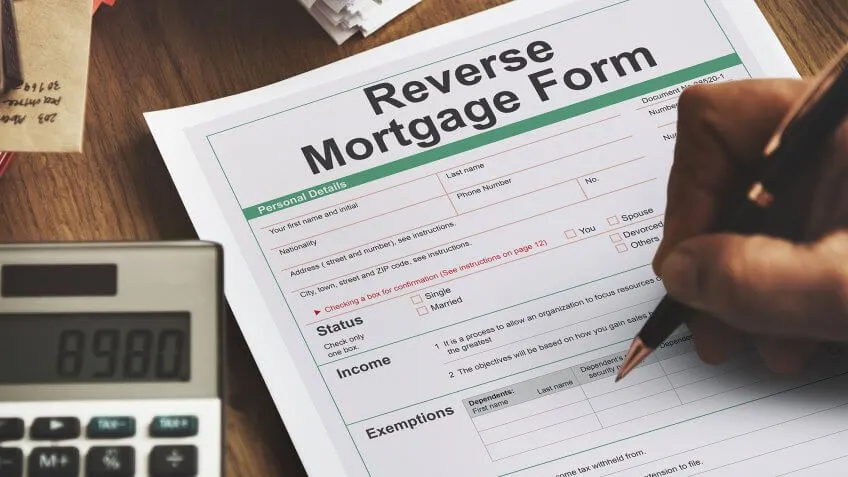 reverse mortgage form paperwork calculator