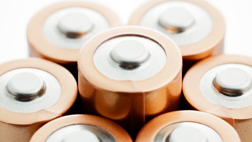 several small batteries