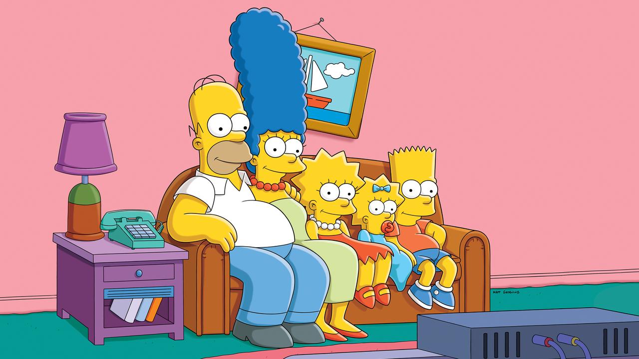 THE SIMPSONS: The Simpson Family.