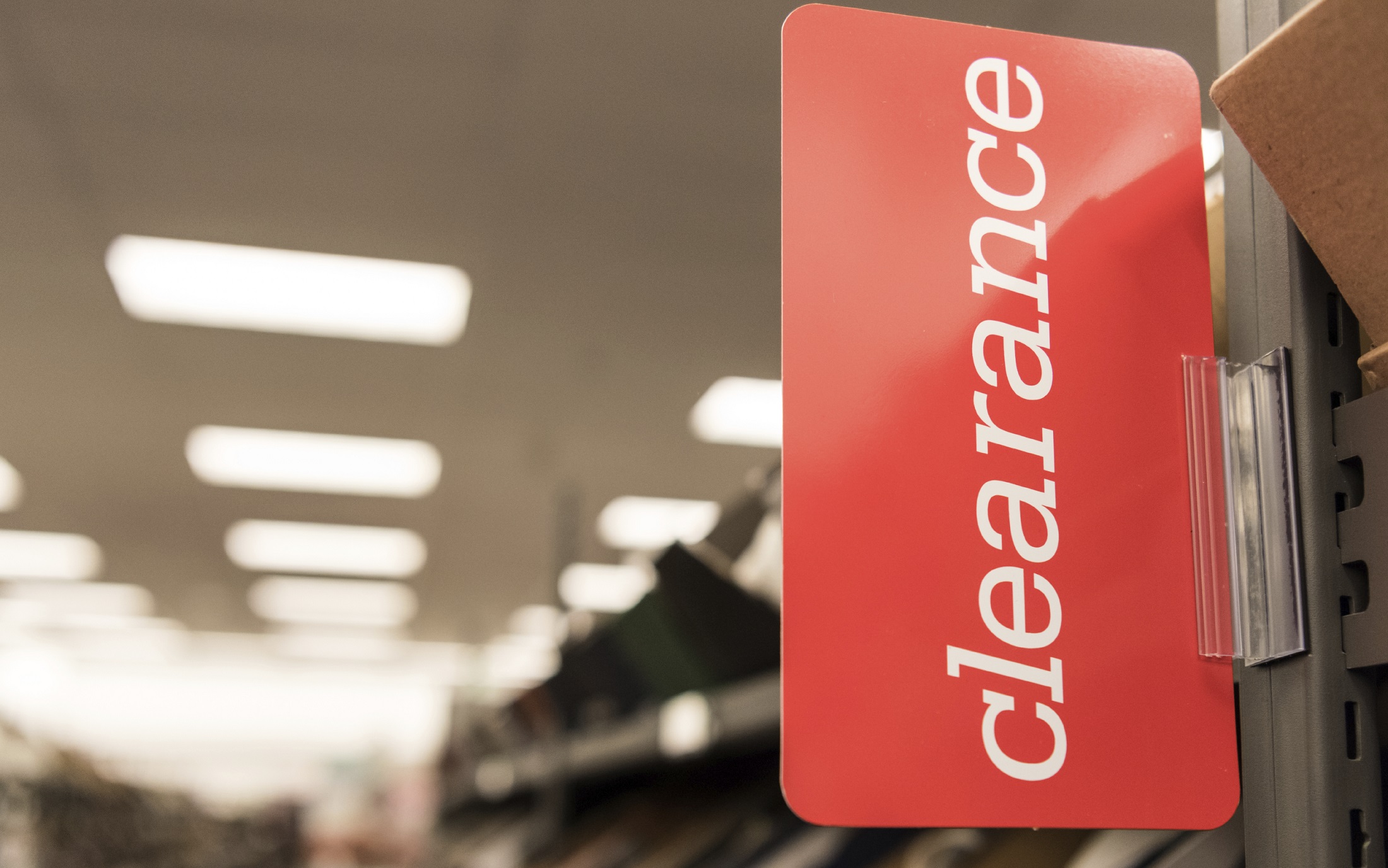 clearance items