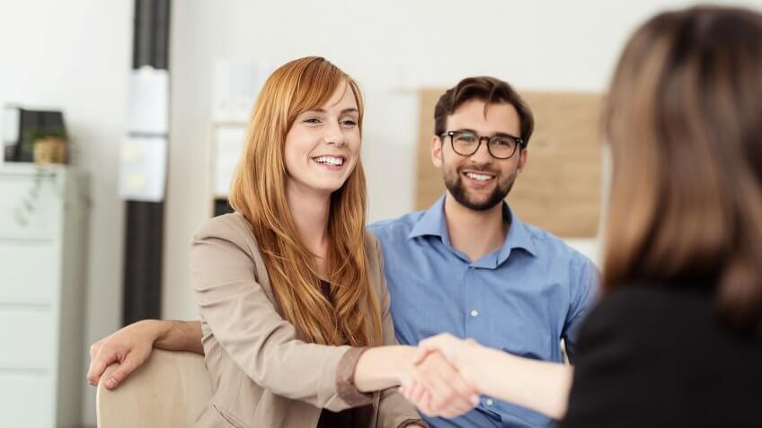 couple making a deal
