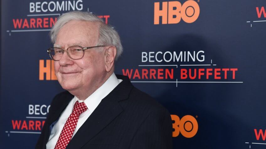 NEW YORK, NY - JANUARY 19: Warren Buffett attends 'Becoming Warren Buffett' World Premiere at The Museum of Modern Art on January 19, 2017 in New York City.