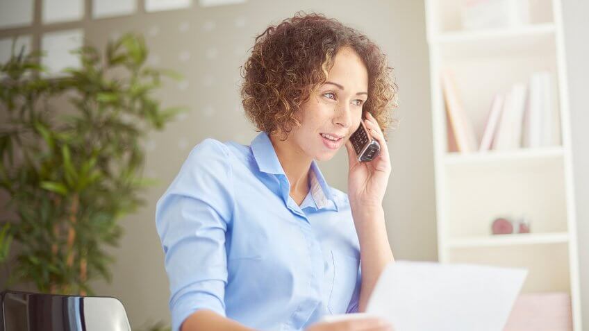 woman on the phone
