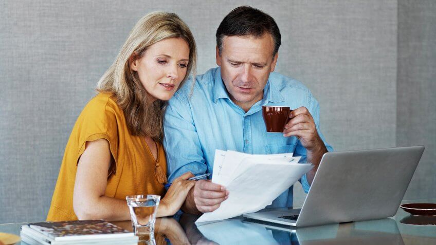 husband and wife planning finances