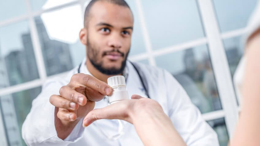 getting medicine from a doctor