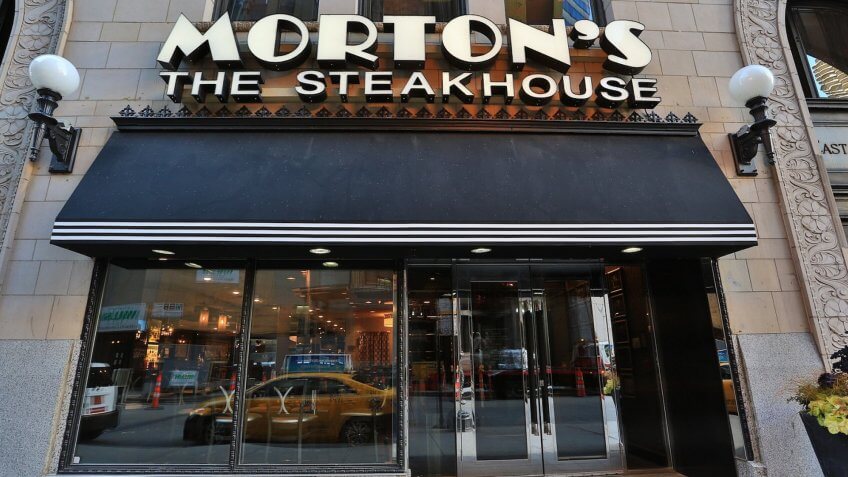 mortons steakhouse store front