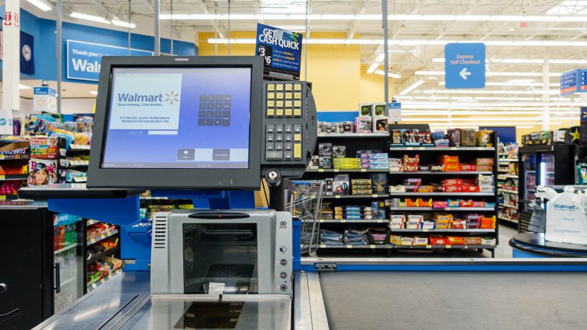 Walmart cash register