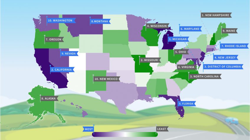 Best and Worst States to Own a Car Best and Worst States to Own a Car