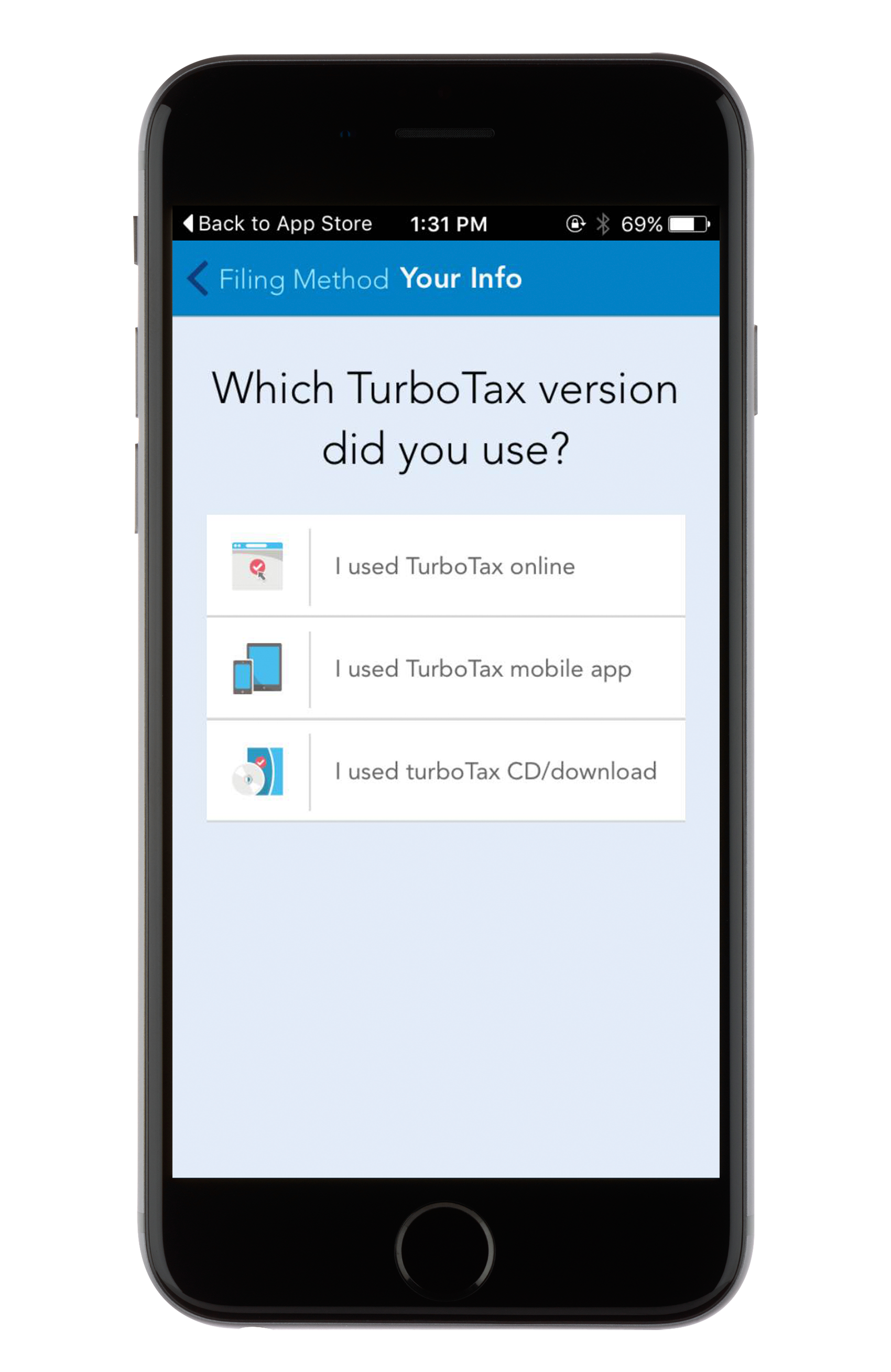 How do you find contact information for Turbo Tax?
