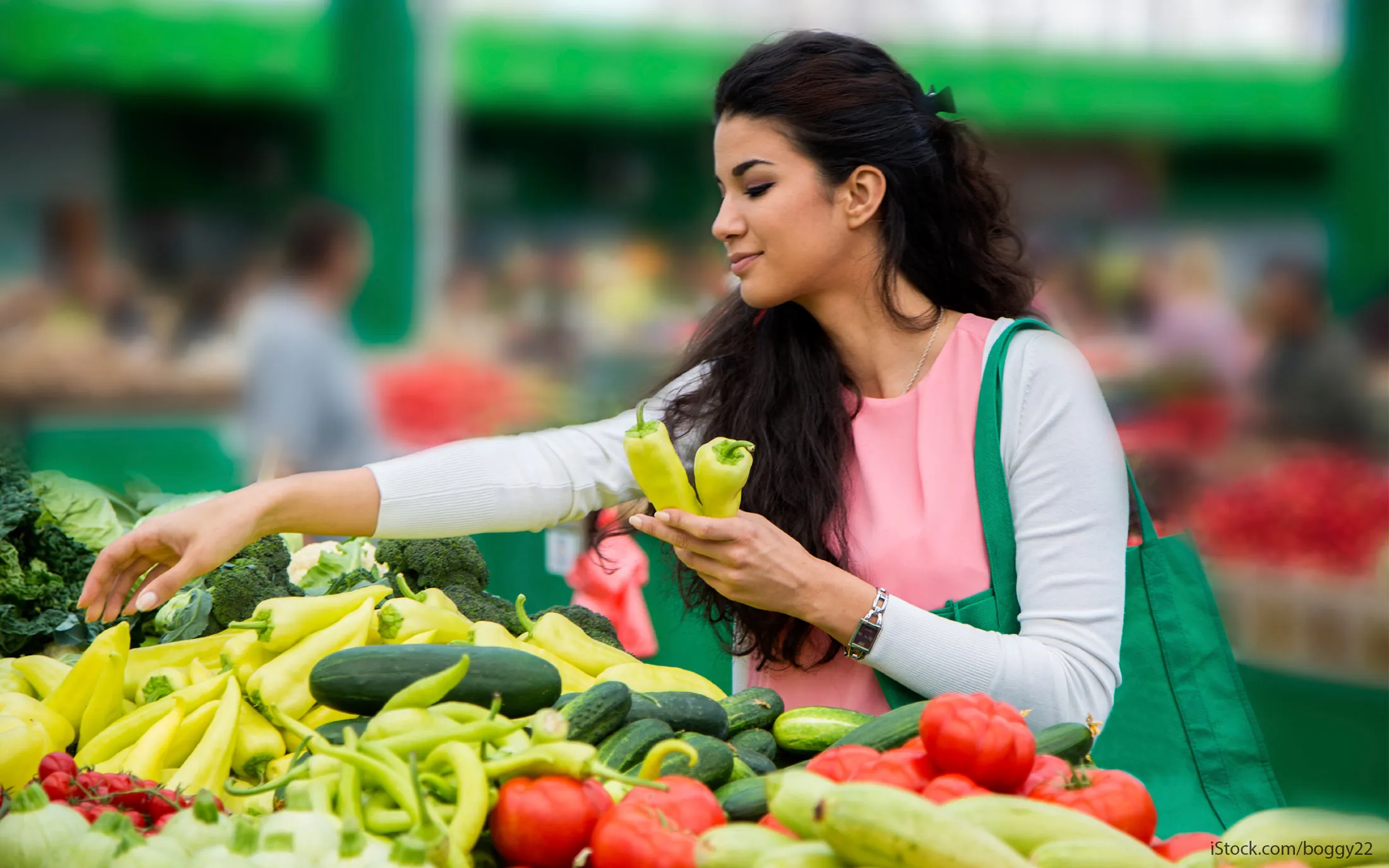 Selling vegetables