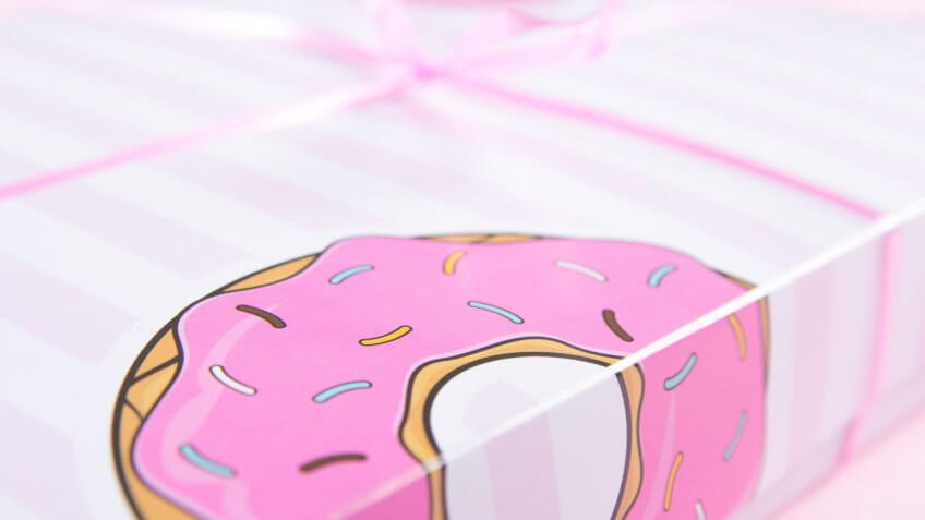 Doughnut donut box prank