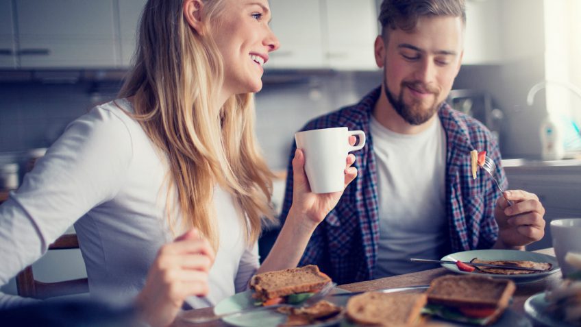 couple having coffee