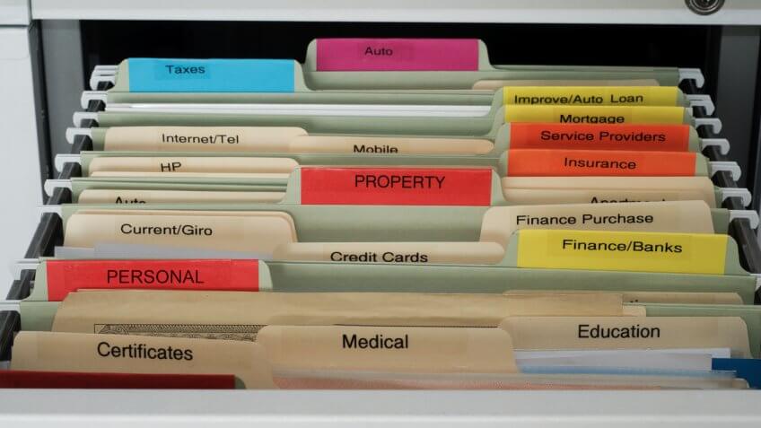 financial file records financial file records