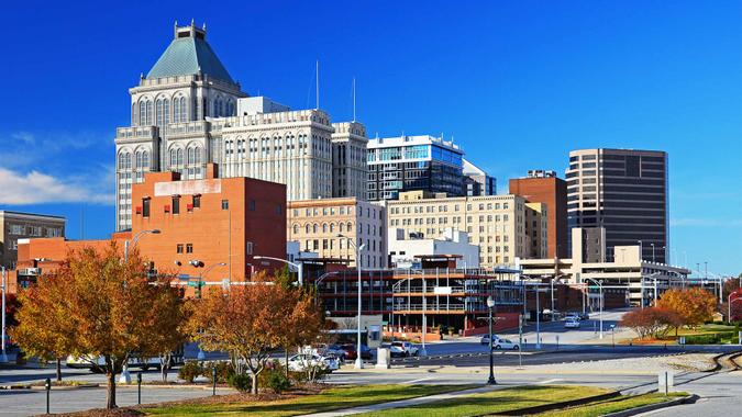 Greensboro - North Carolina, North Carolina - US State, Urban Skyline, City, Cityscape.