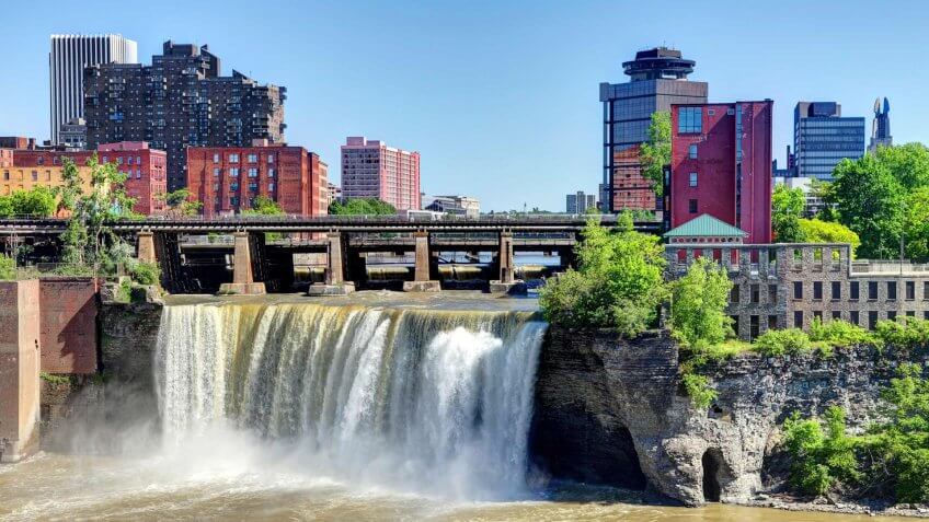 Urban Skyline, City, Cityscape, Rochester - New York State, New York State.