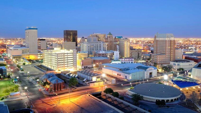 Texas, El Paso - Texas, Urban Skyline, City, Building Exterior.