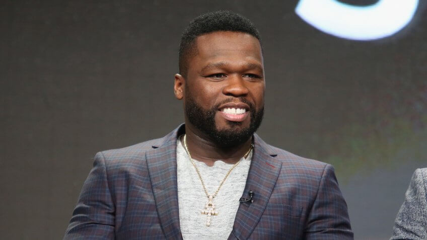 BEVERLY HILLS, CA - AUGUST 01: Executive producer/actor Kurtis "50 Cent" Jackson speaks onstage during the 'Power' panel discussion at the Starz portion of the 2016 Television Critics Association Summer Tour at The Beverly Hilton Hotel on August 1, 2016 in Beverly Hills, California.