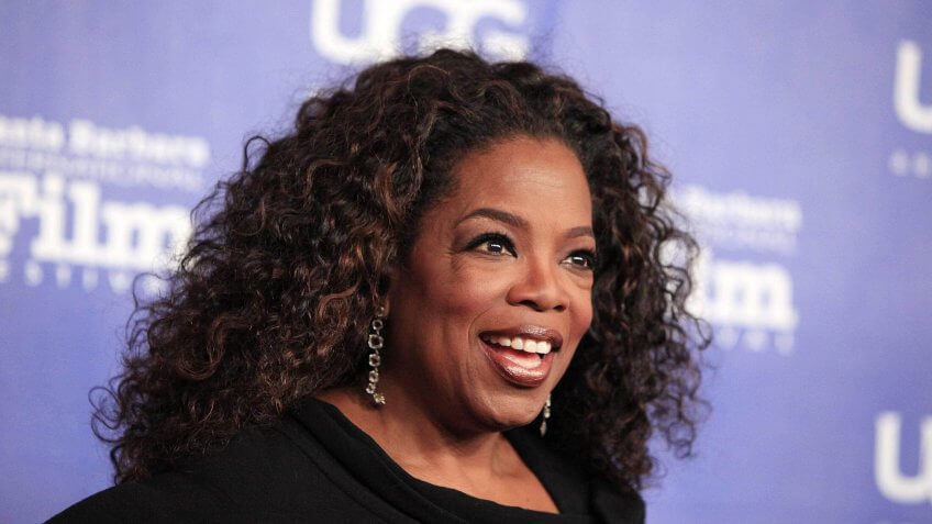 Oprah Winfrey in her 20s