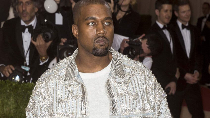Kanye West in his 20s