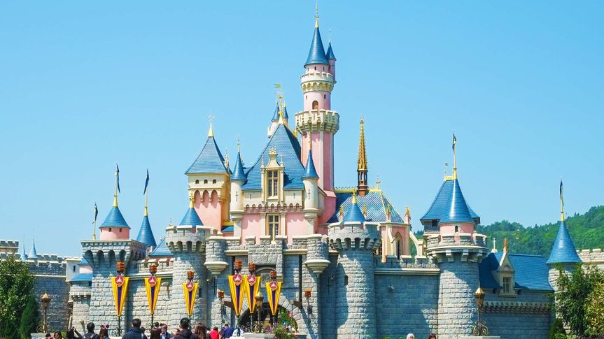 Sleeping Beauty Castle in Disneyland