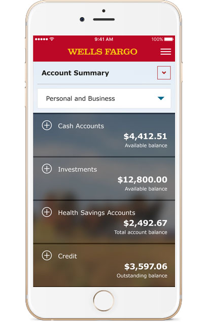 wells fargo online mobile banking