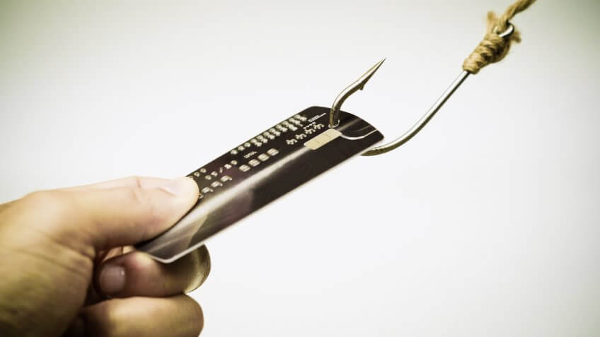 credit card phishing attack.